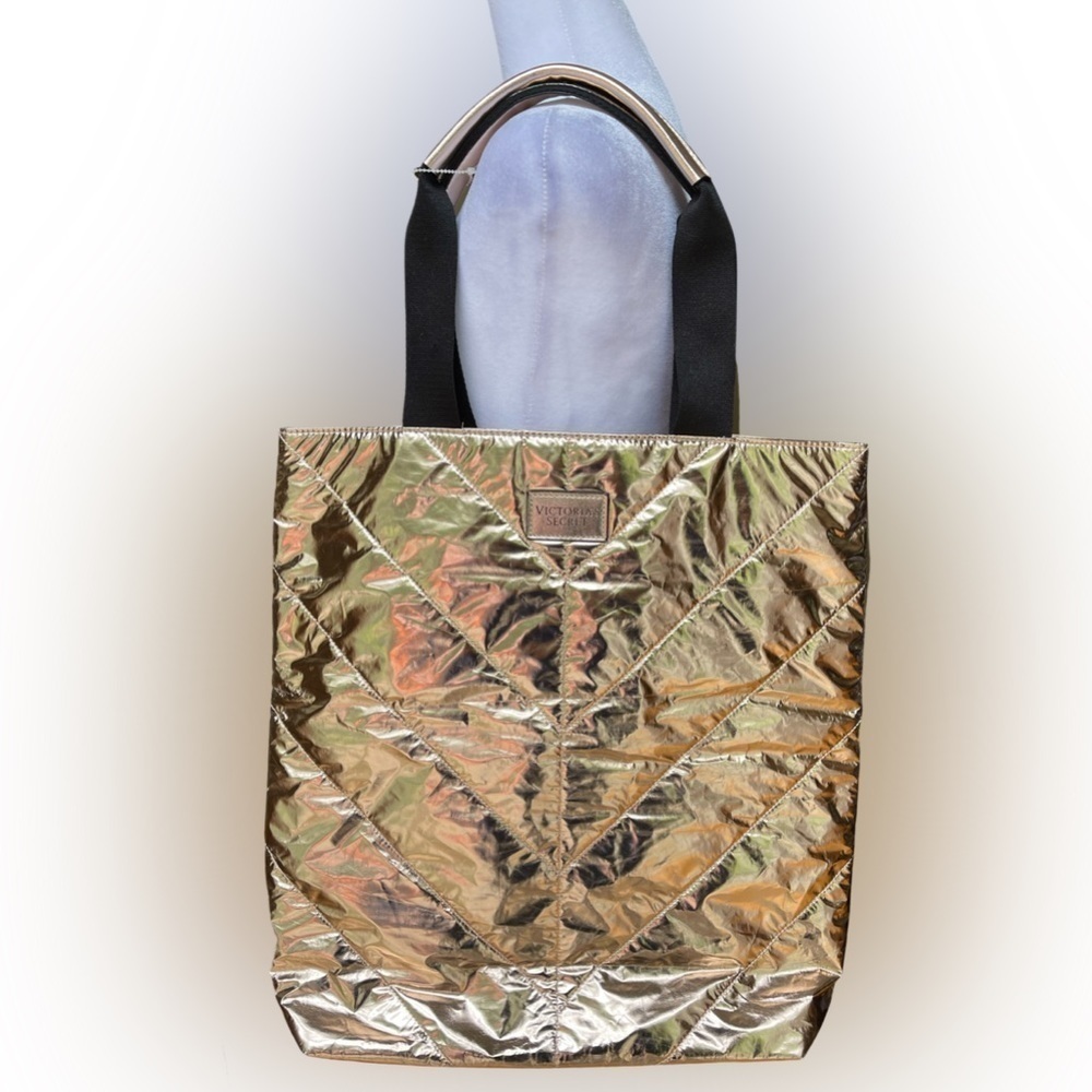Victoria Secret Gold tote